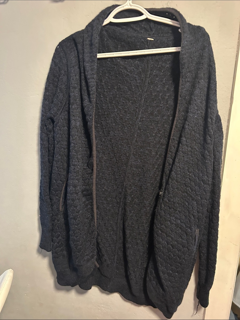 Lululemon blue and black cardigan